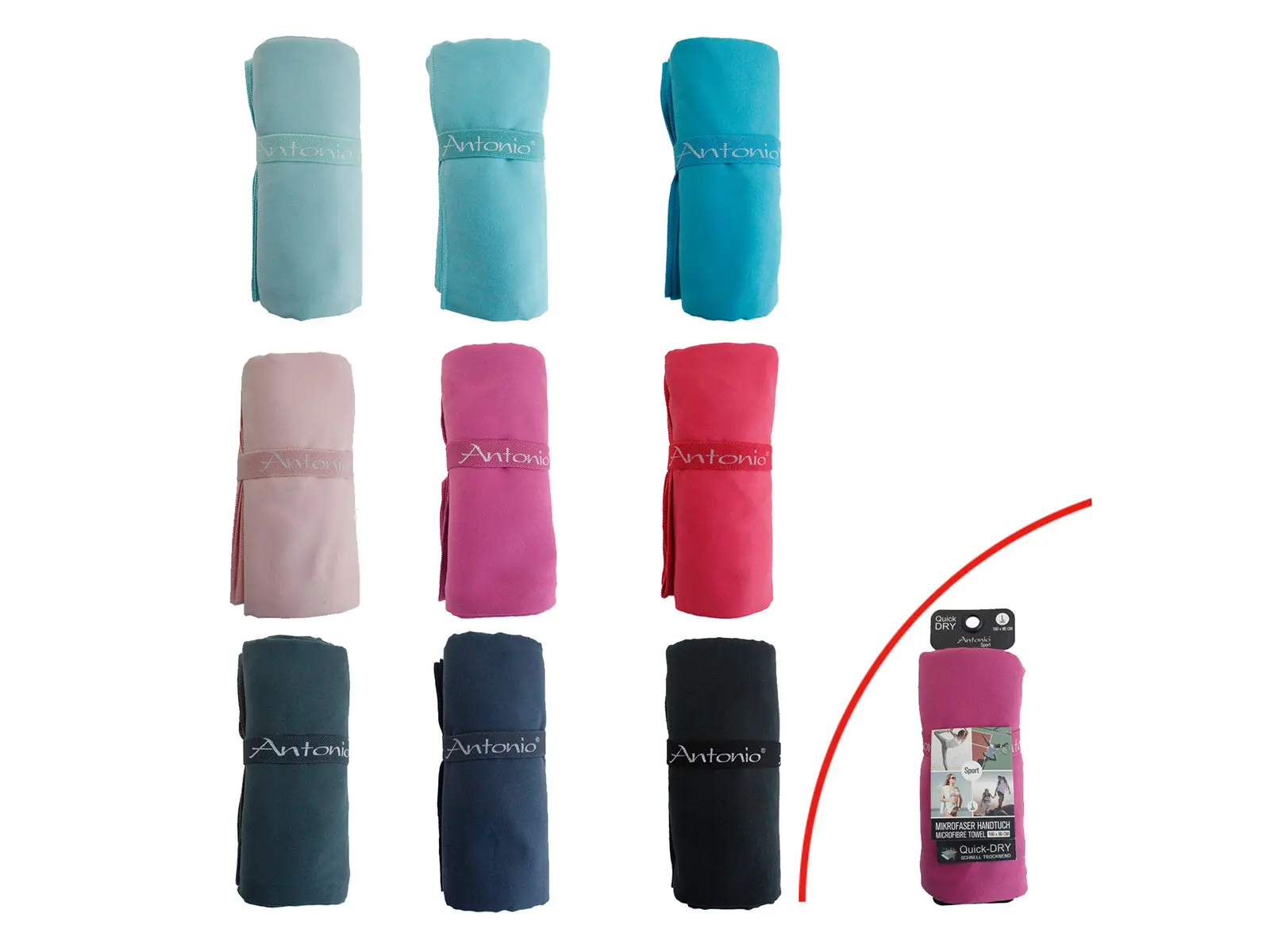 Microfaser-Handtuch Fitness & Spa