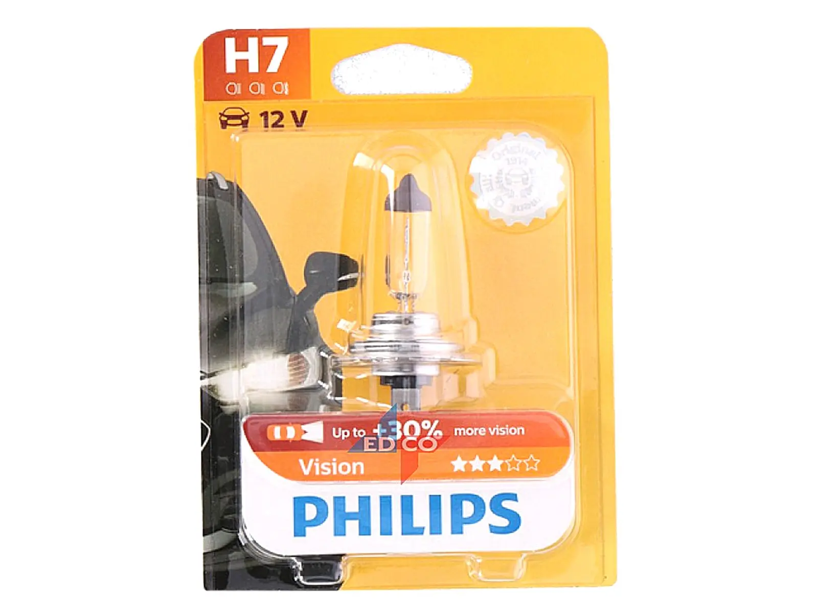 PHILIPS H7 Vision, 12V, 55W, weiss