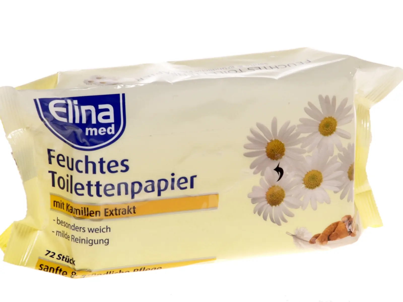 Elina Feuchtes Toilettenpapier mit Kamille 72 Stk