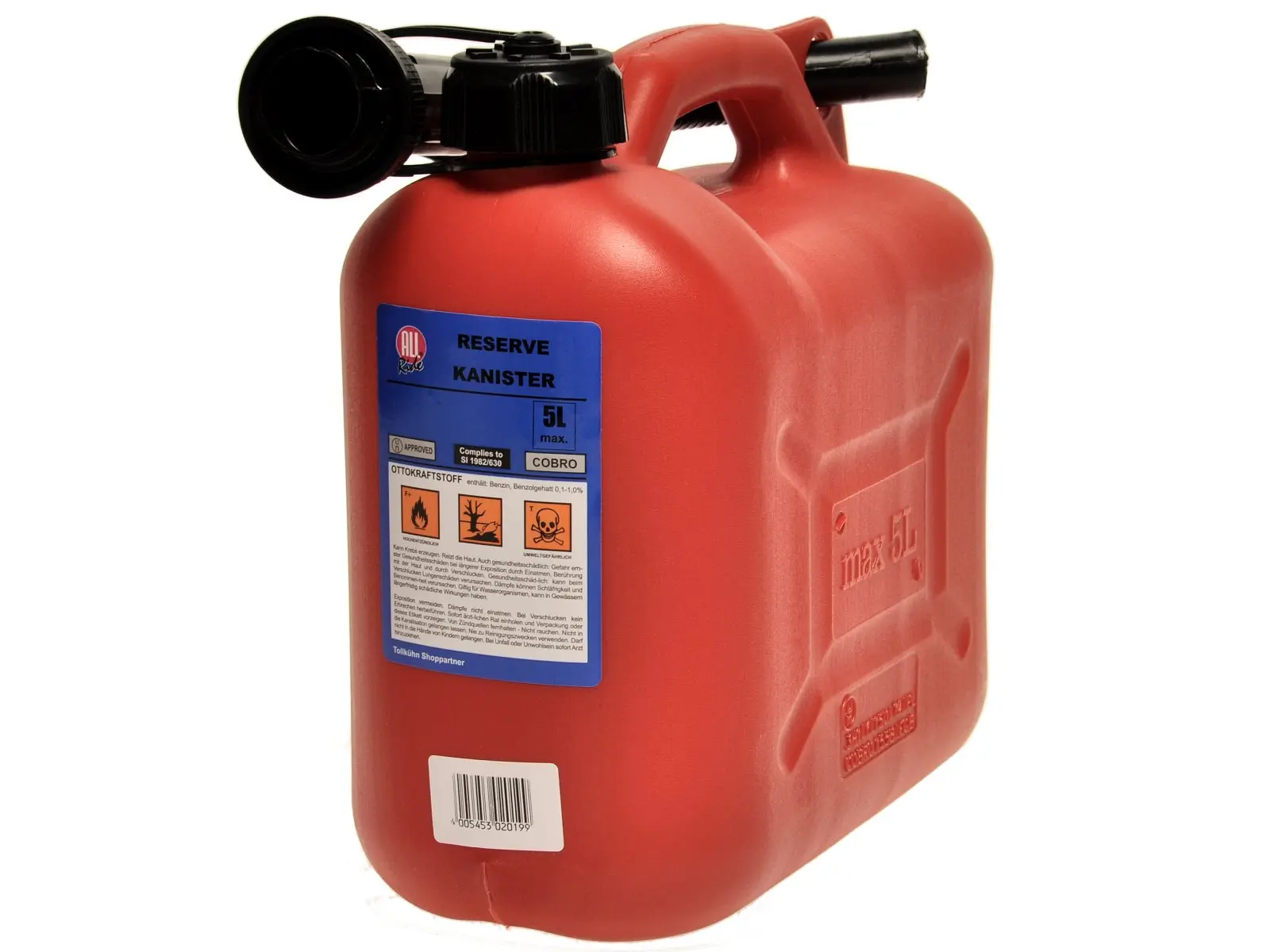 Kanister 5 Ltr. rot   VE12