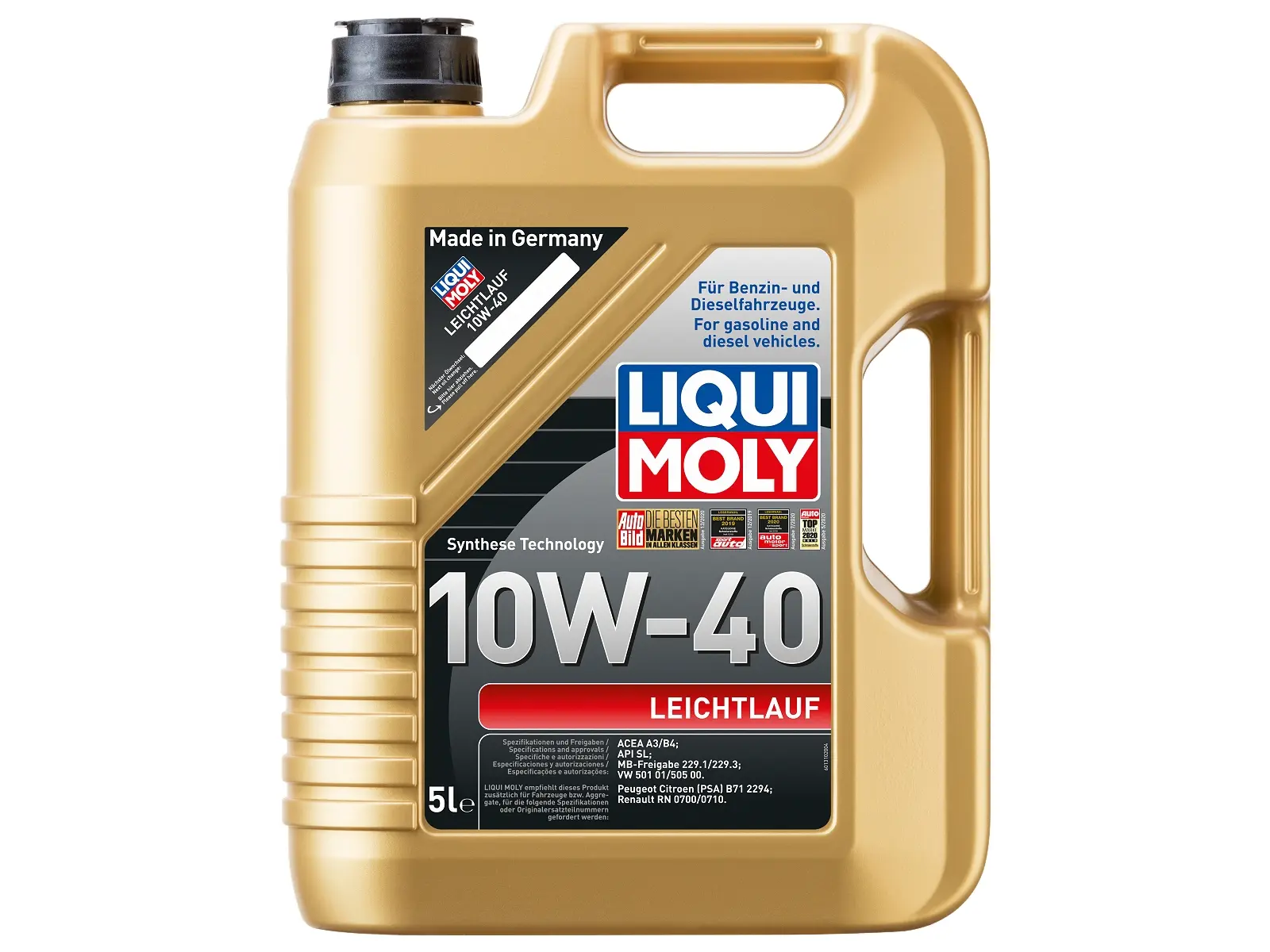 LIQUI MOLY Motorenöl 5 Ltr. Leichtlauf 10W 40  VE4