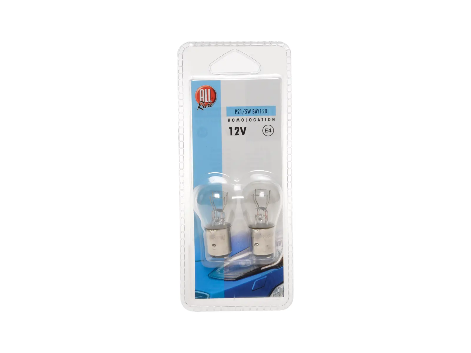 Steckbirne 12V/21-5W BAY15D   2erBlister