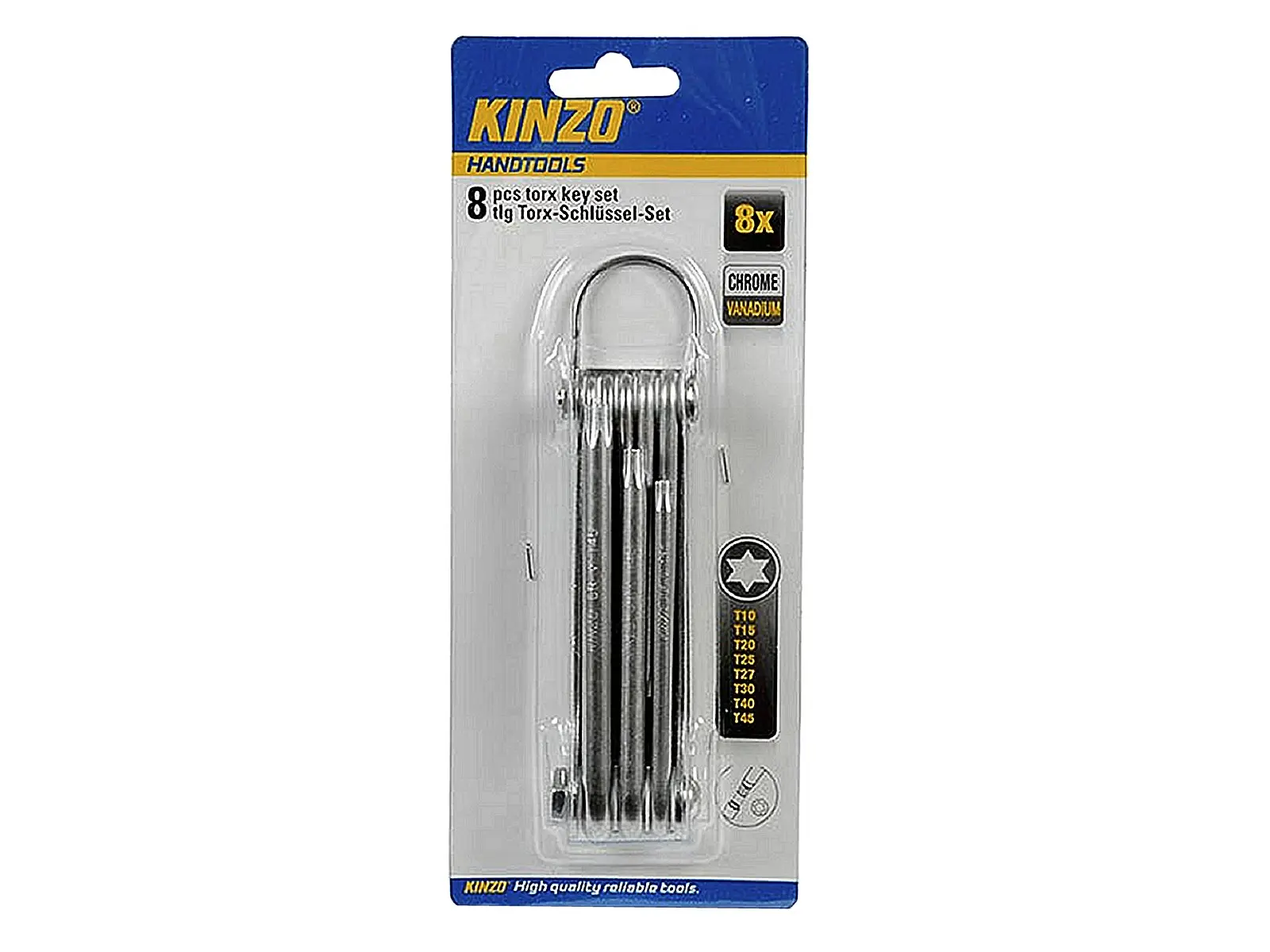 KINZO Torx Schlüsselsatz 8teilig